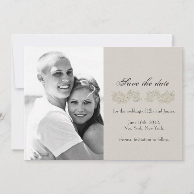 Spara datum // Vintage Inspired Collection Spara Datumet (Framsida)