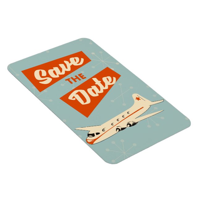 Spara datum vintage resposter magnet (Högersidan)