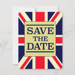 Spara datum Vintage Union jack