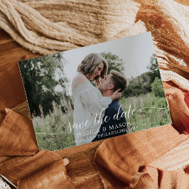 Spara datumen med fotokort inbjudningar