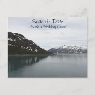 Spara datumet Alaska Cruise Meddelande Vykort