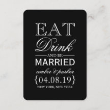 Spara datumet | Ät dryck och torka