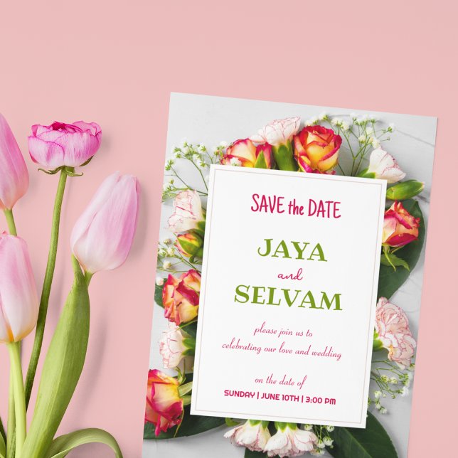 Spara datumet Bröllop Inbjudningar (Skapare uppladdad)