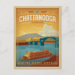 Spara datumet - Chattanooga, TN Meddelande Vykort