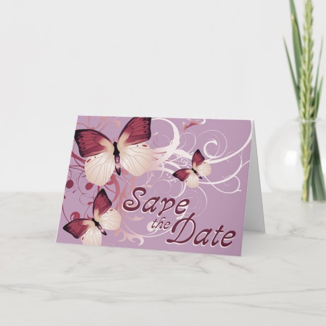 spara datumet : fjärilar : meddelande (Framsida)