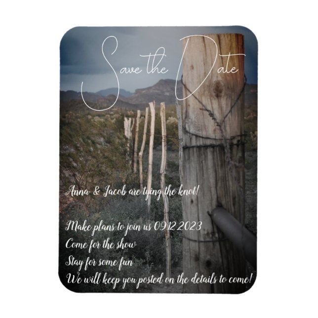 Spara datumet - flexibelt magnet (Vertikal)