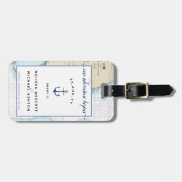 Spara datumet Florida-målbröllopet Bagagebricka