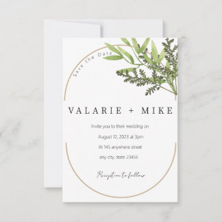 Spara datumet för bröllop