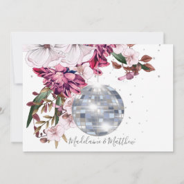 Spara datumet för Burgundy  Disco Elegant bröllop