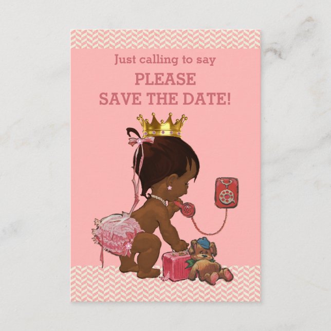 Spara datumet för den etniska prinsessan på Mobil (Framsida)