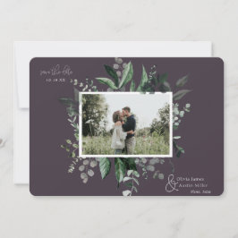 Spara datumet för det botaniska lädret Greenery Ph