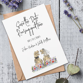 Spara datumet för en rolig och skrattretande dinos