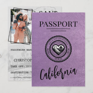 Spara datumet för Lavender California Passport