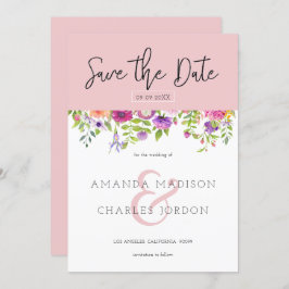 Spara datumet för modern typografi och färgstarka inbjudningar