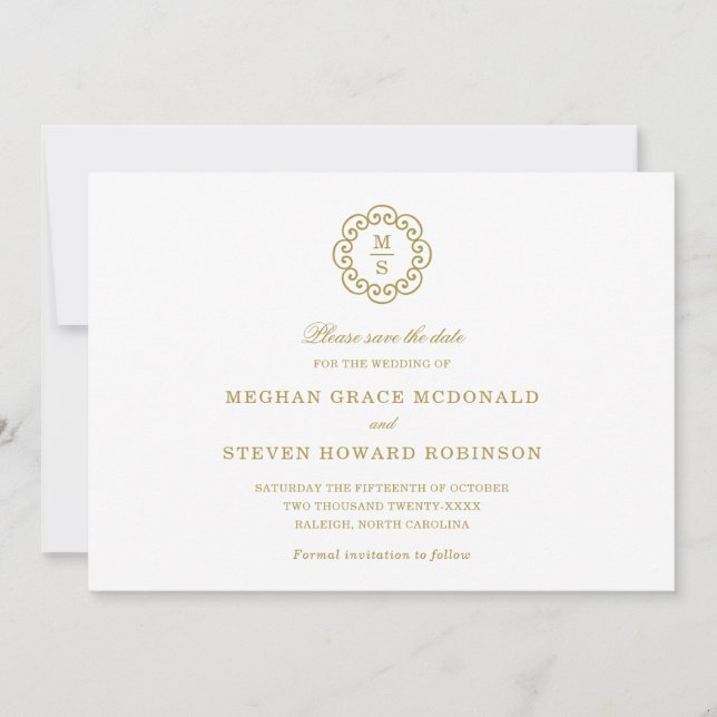 Spara datumet formellt inbjudningar (Framsida)