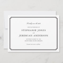 Spara datumet formellt inbjudningar