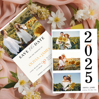 Spara datumet, Foto Minimalist Spara datumet Inbjudningar