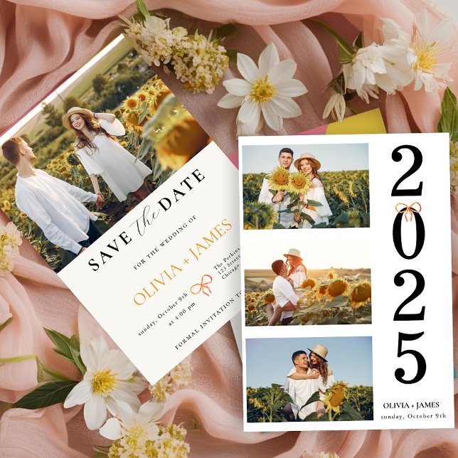 Spara datumet, Foto Minimalist Spara datumet Inbjudningar (Skapare uppladdad)