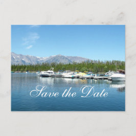 Spara datumet, Grand Teton nationalpark. Meddelande Vykort