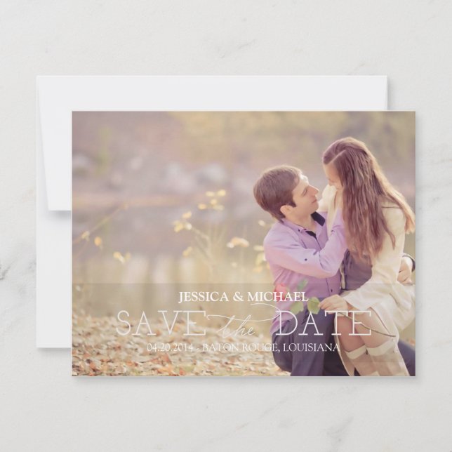 Spara datumet | Gult Rand (Framsida)