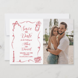 Spara datumet Hand plockade visuellt