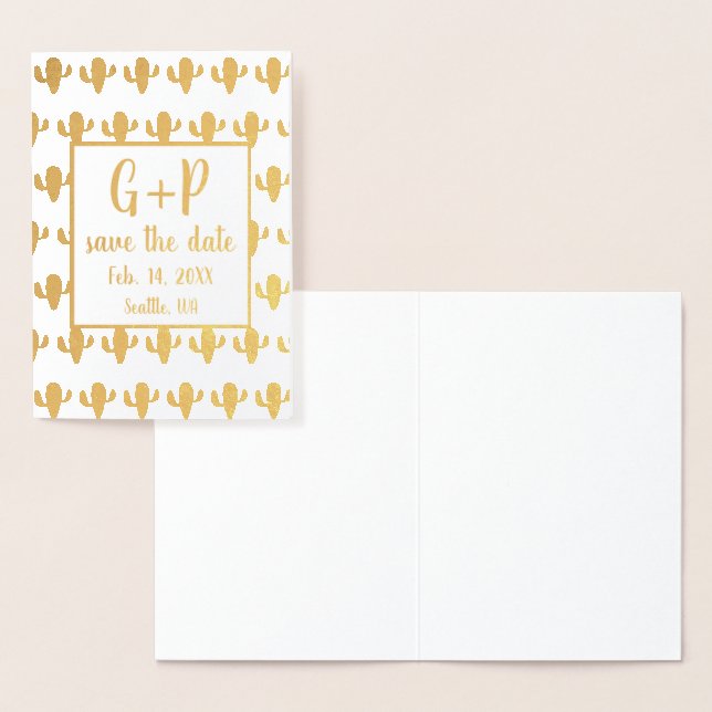 Spara datumet i Mönster i den moderna aktualitetsi Folierat Kort (Display)