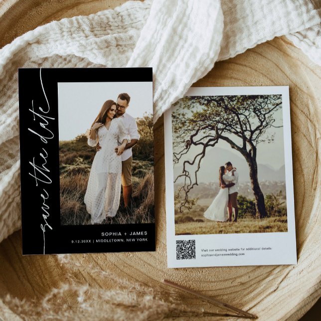 Spara datumet i NOIR Inbjudningar (Skapare uppladdad)