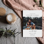 Spara datumet i Photo Modern H Pano Inbjudningar<br><div class="desc">Få dina gäster upphetsade för bröllop med ditt fotomoderna H Pano-kort för att spara datumkortet.</div>