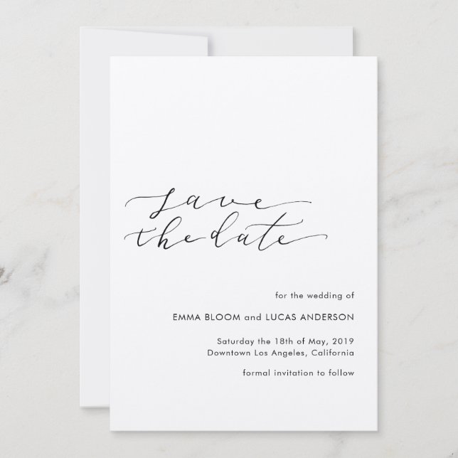 Spara datumet i Rustic (Framsida)