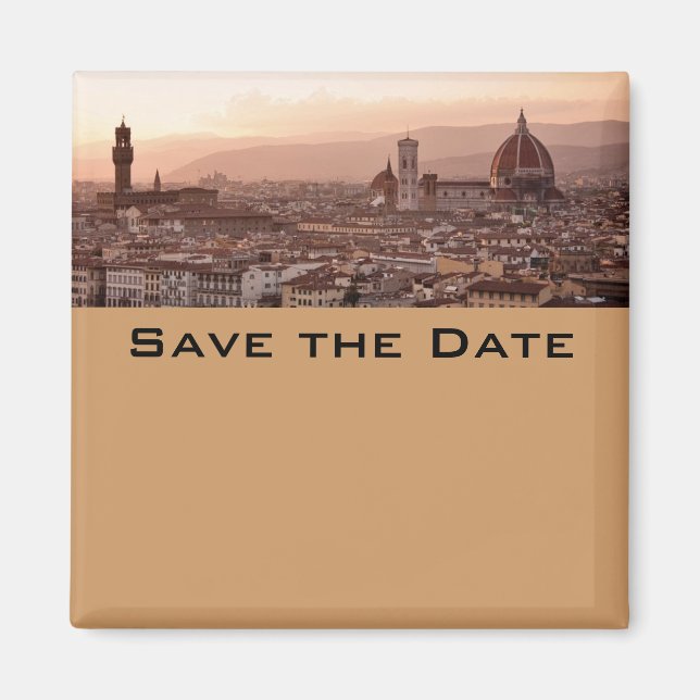 Spara datumet i Toscana Magnet (Framsidan)