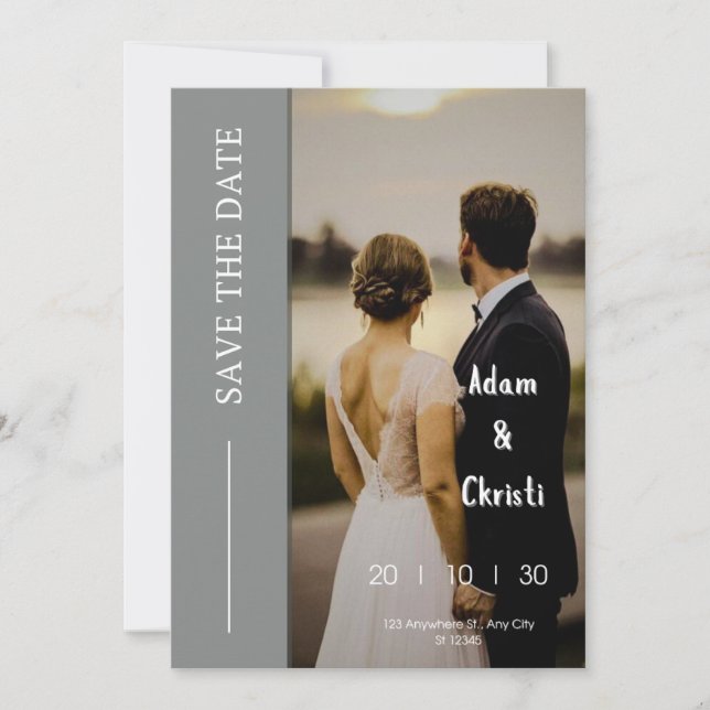 Spara datumet inbjudningar (Framsida)