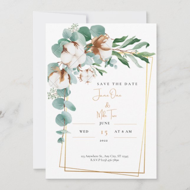 spara datumet inbjudningar (Framsida)