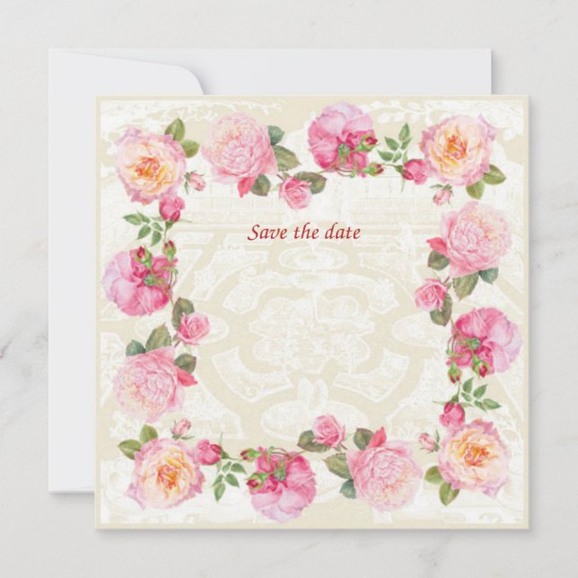 Spara datumet inbjudningar (Framsida)