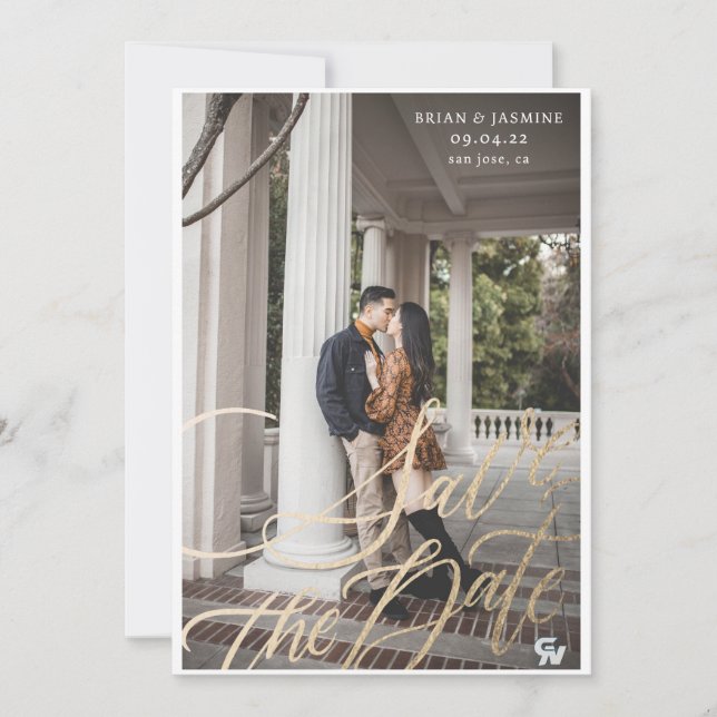 Spara datumet inbjudningar (Framsida)