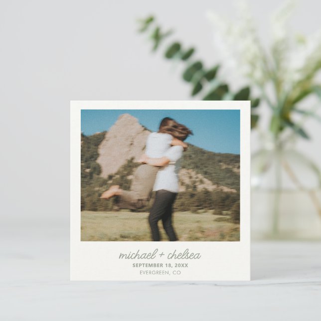 Spara datumet inbjudningar (Stående Fram)