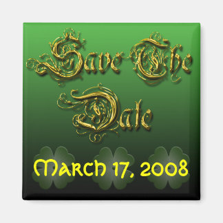 Spara datumet Irish Bröllop Magnet