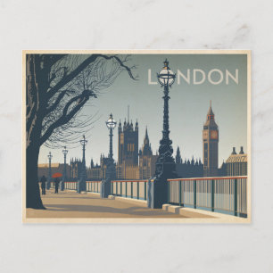 Spara datumet London Meddelande Vykort
