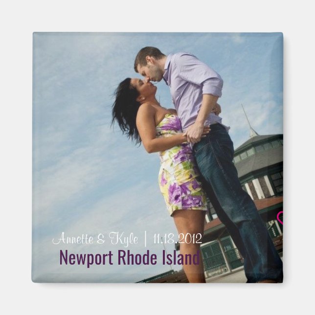 Spara datumet | Magnet | För par i kärlek (Framsidan)