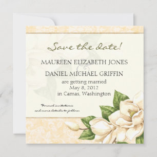 Spara datumet - Magnolia Damask