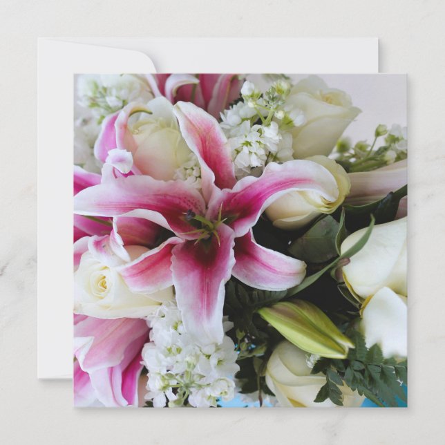 Spara datumet med blomsteromslag (Framsida)