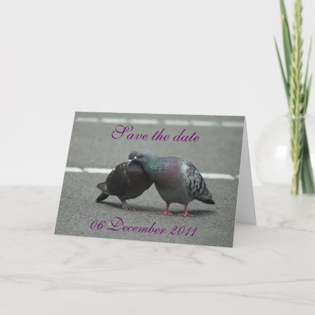 spara datumet med duvor meddelande (Framsida)