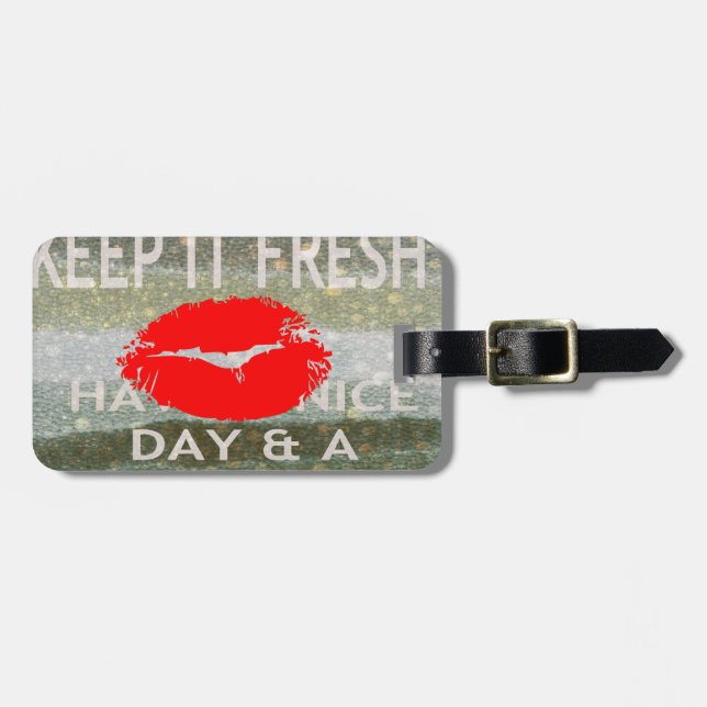 Spara datumet med Nice och perfekt Bagagebricka (Horisontell Framsida)