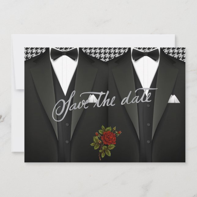 Spara datumet med Tuxedo (Framsida)