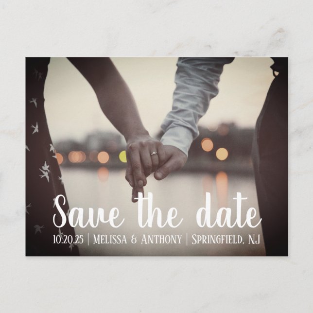 Spara datumet meddelande vykort (Framsida)