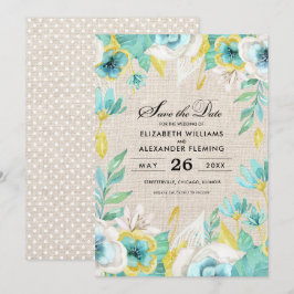 spara datumet. Meddelanden från Mint Blommigt Bröl Inbjudningar