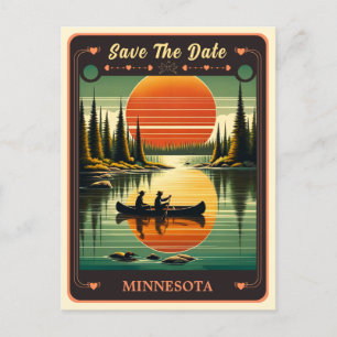 Spara datumet Minnesota-vykort för inbjudan