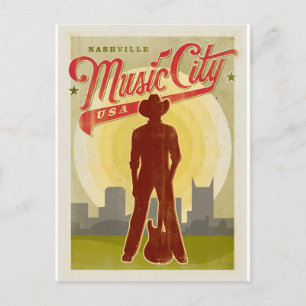 Spara datumet   Nashville, TN - Music City USA Meddelande Vykort