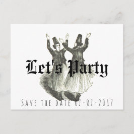 Spara datumet, Offslag bröllop, party Meddelande Vykort