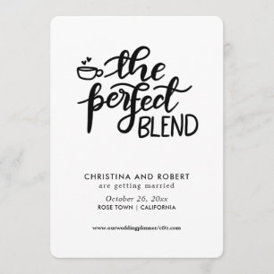 Spara Datumet Perfect Blend Handskriven Skrift Inbjudningar