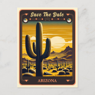 Spara datumet Postkort för Arizona-inbjudan Vykort